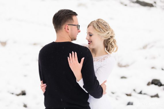 winter styled shoot in snow