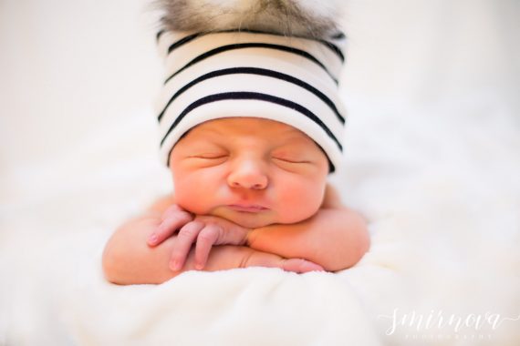 baby boy newborn cute pose Smirnova Photography by Alyssa
