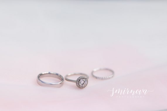 Halo Round Diamond Engagement ring set